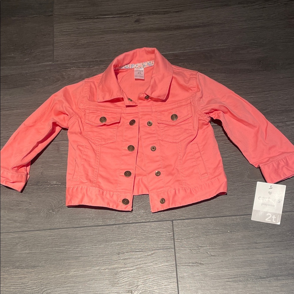 Carter's Coral Jean Jacket for Kids